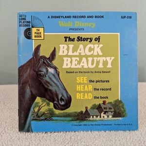 Black Beauty - Disney Vintage 33 1/3 Record & Story Book